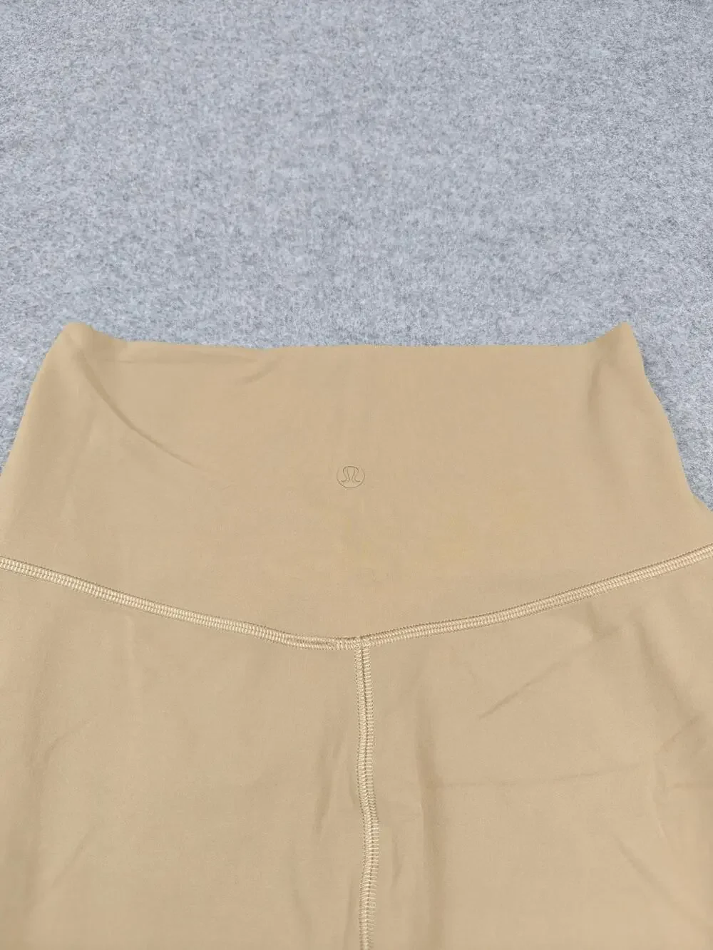 Lululemon Skirt Womens 6 Beige Midi High Waist Built-In Shorts Athletic Yoga